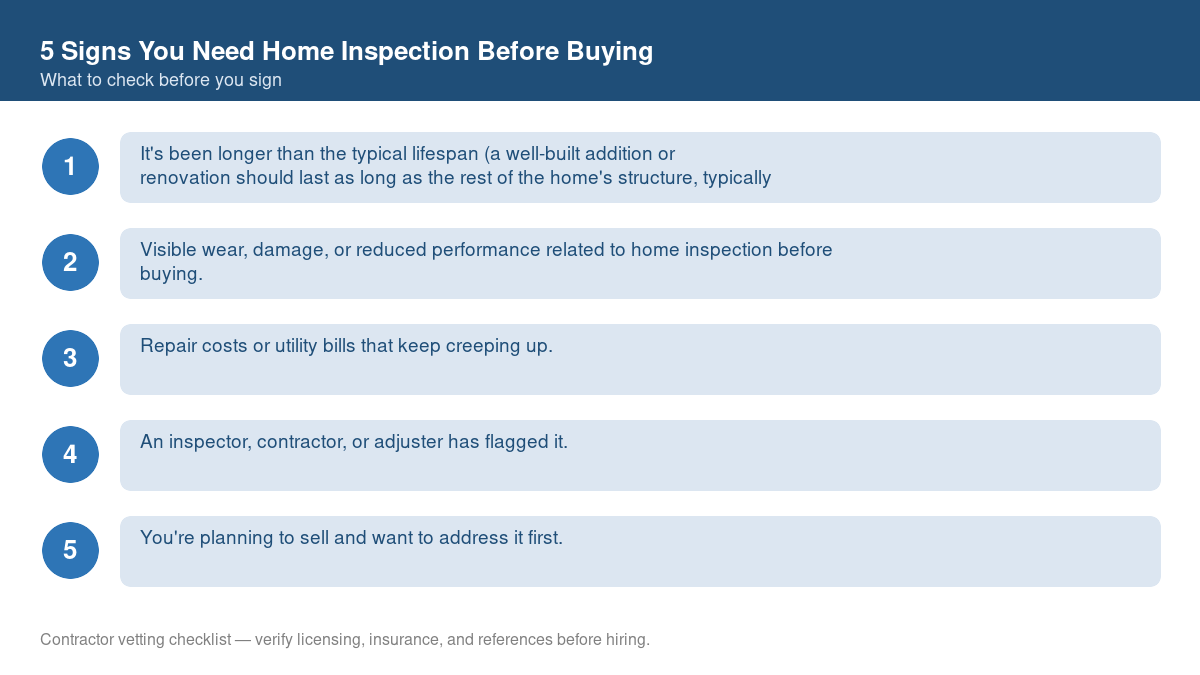 5 Signs You Need Home Inspection Before Buying
